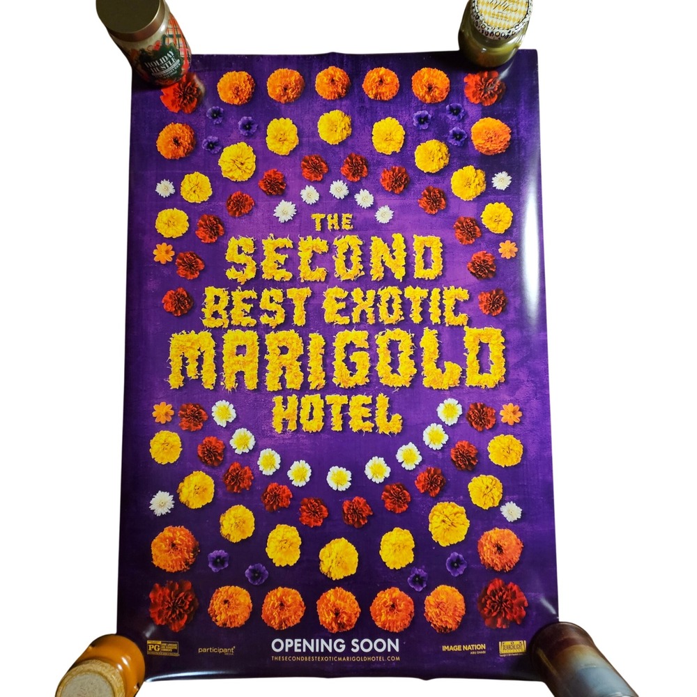 The Second Best Exotic Marigold Hotel 2015 Movie Poster 27x40 Judi Dench D/S